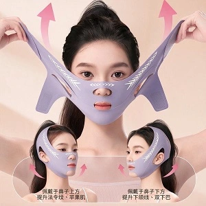 V-line facial slimming bandage and face lifting mask