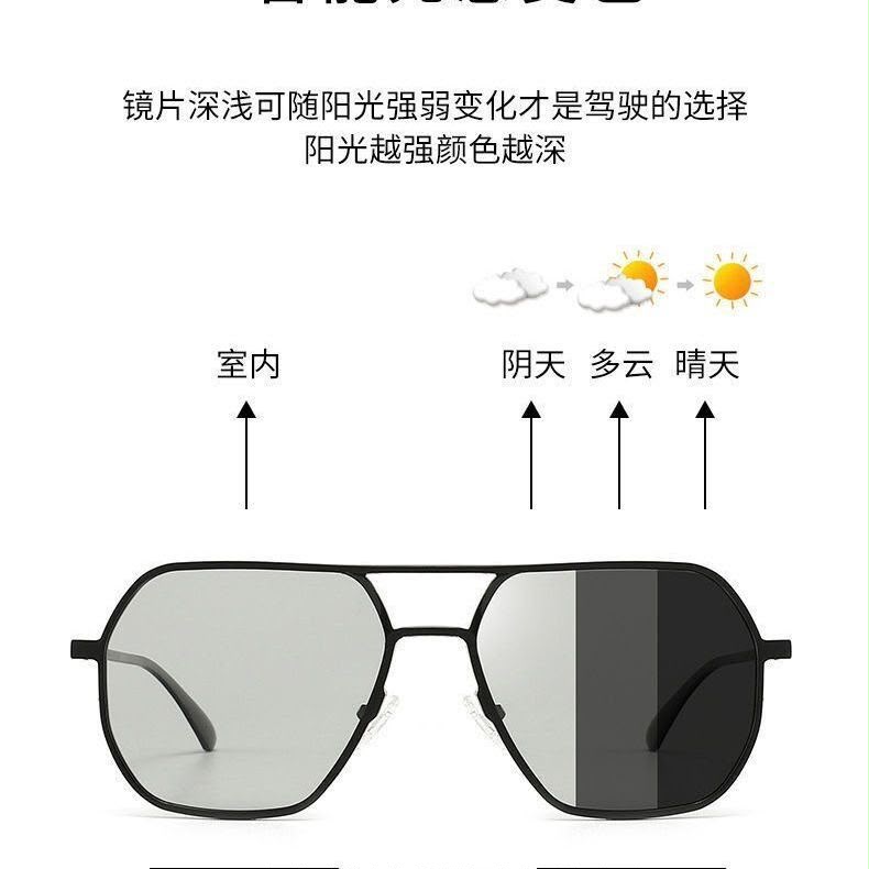 geometric aviator sunglasses - Image 3