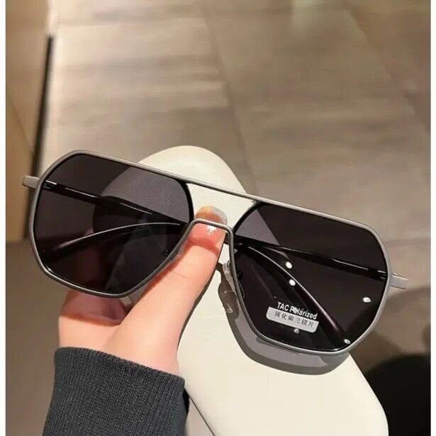 geometric aviator sunglasses - Image 2
